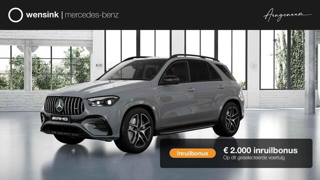 Mercedes-Benz GLE-KLASSE AMG 53 Hybrid 4MATIC+ Night Edition | Premium Plus | Panoramaschuifdak | Trekhaak | Treeplanken | 21" lichtmetalen velgen | AIRMATIC | Stoelventilatie |