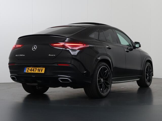 Mercedes-Benz GLE-KLASSE Coupé 350 de 4MATIC AMG Line Premium Plus | Luchtvering | Night | Panoramadak | Trekhaak | Burmester | Headup | Treeplanken | Zwart leer |