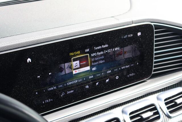 Mercedes-Benz GLE-KLASSE 580 4MATIC Premium Plus V8 I Luchtvering AIRMATIC I Panoramadak I 360 camera I Stoelverwarming- ventilatie I Memory pakket I Lederen bekleding I I Carbon sierdelen I 22' velgen I Keyless Go l DISTRONIC l