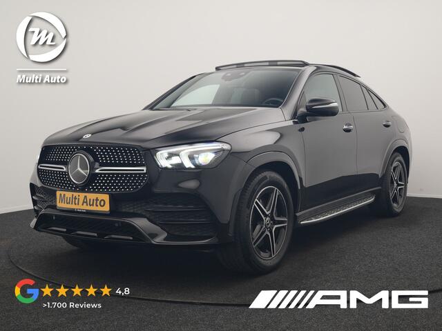 Mercedes-Benz GLE-KLASSE Coupé 350 e 4MATIC AMG Line PHEV 333pk Dealer O.H. | Luchtvering | Panodak | Adaptive Cruise | Head Up | 360 Camera | Burmester Audio | Lederen Sportstoelen Verwarmd | Multibeam LED | Sfeerverlichting | Widescreen Navi | Keyless | Blis | Plug In Hybrid |