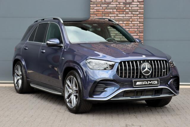 Mercedes-Benz GLE-KLASSE AMG 53 Hybrid 4MATIC+ | Luchtvering | Comfortpakket+ Achter | MBUX Tablet | Panoramadak | Trekhaak | Burmester | Memory | Surround Camera | HUD | Keyless Go | Nappa Leder | Augmented Reality |