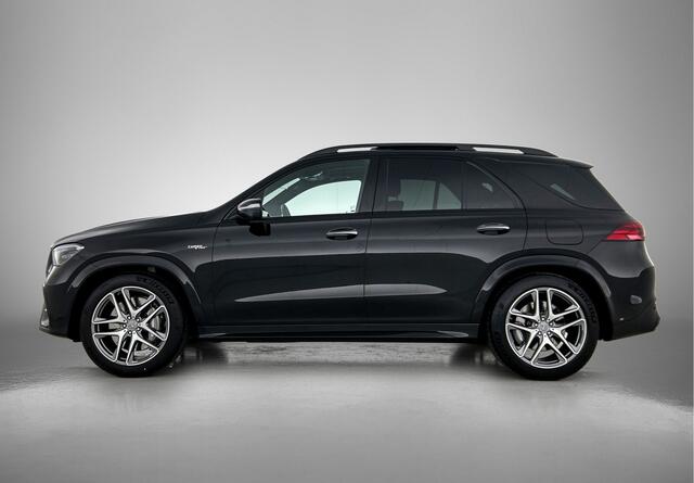 Mercedes-Benz GLE-KLASSE AMG 53 Hybrid 4MATIC+ Alarm | Trekhaak | AMG | Night Pakket | AC en DC Laden | Panorama Schuif-Kanteldak | Airmatic. Inclusief 24 maanden MB Certified garantie voor Europa.
