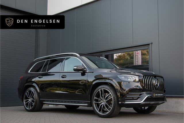 Mercedes-Benz GLS-KLASSE 580 4MATIC+ AMG | Full Option | 7-Persoons | ACC | 360 Camera | Burmester | Lane & Side Assist | E.TH 3300kg | Achterasbesturing | Head Up | Luchtvering | 23" | Treeplanken | 490PK | Apple & Android Carplay | Dealer Onderhouden.