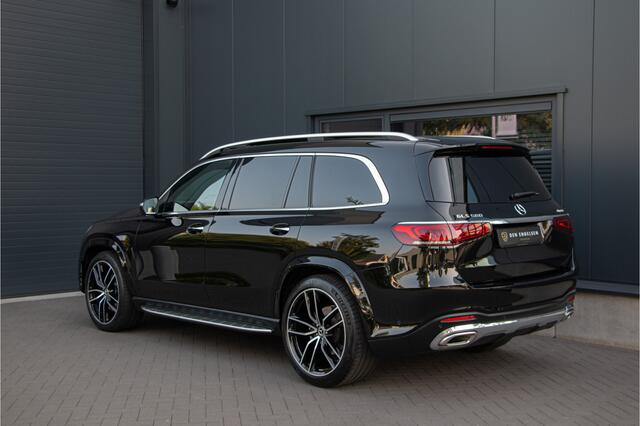 Mercedes-Benz GLS-KLASSE 580 4MATIC+ AMG | Full Option | 7-Persoons | ACC | 360 Camera | Burmester | Lane & Side Assist | E.TH 3300kg | Achterasbesturing | Head Up | Luchtvering | 23" | Treeplanken | 490PK | Apple & Android Carplay | Dealer Onderhouden.