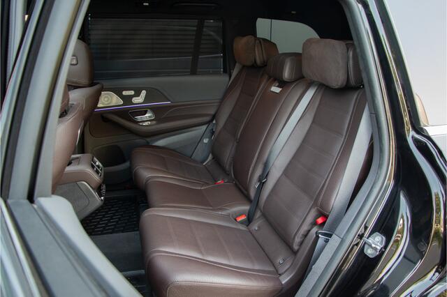 Mercedes-Benz GLS-KLASSE 580 4MATIC+ AMG | Full Option | 7-Persoons | ACC | 360 Camera | Burmester | Lane & Side Assist | E.TH 3300kg | Achterasbesturing | Head Up | Luchtvering | 23" | Treeplanken | 490PK | Apple & Android Carplay | Dealer Onderhouden.