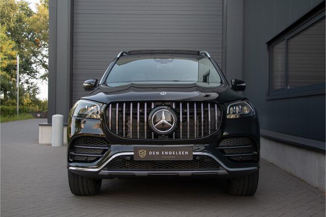 Mercedes-Benz GLS-KLASSE 580 4MATIC+ AMG | Full Option | 7-Persoons | ACC | 360 Camera | Burmester | Lane & Side Assist | E.TH 3300kg | Achterasbesturing | Head Up | Luchtvering | 23" | Treeplanken | 490PK | Apple & Android Carplay | Dealer Onderhouden.