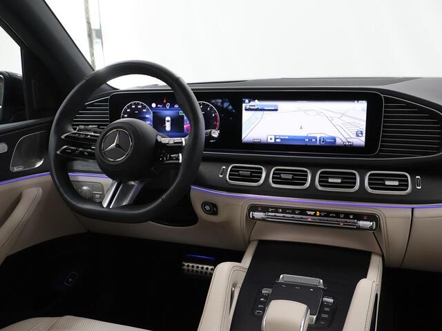 Mercedes-Benz GLS-KLASSE 450 4MATIC AMG Line | Premium plus | 6 zits | Beige leder | Head up | Trekhaak |