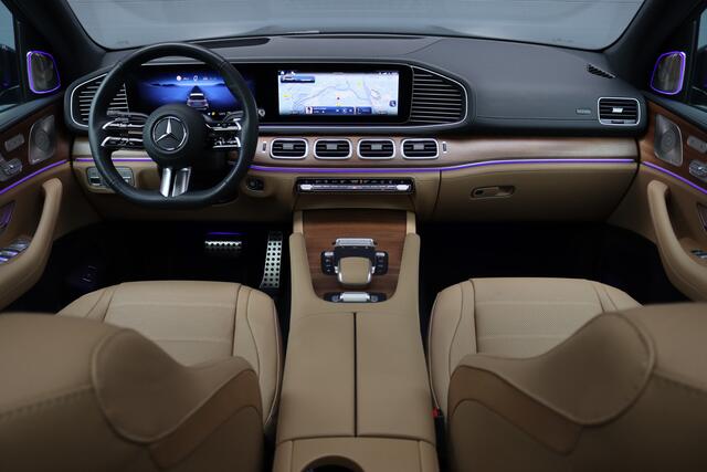 Mercedes-Benz GLS-KLASSE 580 V8 4MATIC AMG Line | Facelift | Airmatic | Panoramadak | Massage | Stoelventilatie | Memory | Burmester High End | HUD | Surround Camera | Trekhaak | Soft-Close | Vlakkenverwarming |