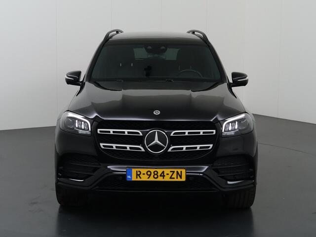 Mercedes-Benz GLS-KLASSE 450 4MATIC Premium Plus | 7-persoons | AMG | Night | Luchtvering | Trekhaak | Treeplanken | 23" lichtmetalen velgen | Keyless |