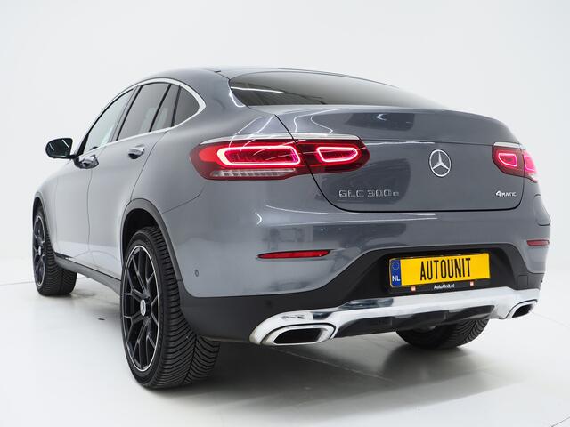 Mercedes-Benz Glc Coupé 300e 4MATIC | Schuifdak | Leder | 360 | Virtual | Sfeerlicht | Keyless | Stoelverwarming | Carplay
