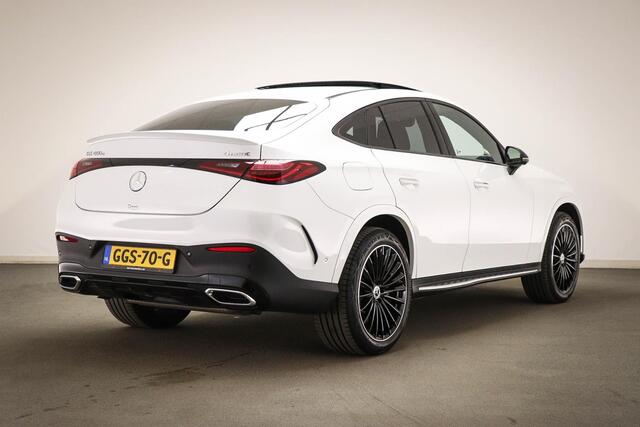 Mercedes-Benz Glc Coupé 400e 4MATIC AMG Line | PREMIUM PLUS PACK | LUCHTVERING | PANORAMADAK | STOELVENTILATIE | STUURVERWARMING | BURMESTER 3D | 360 CAMERA | TREKHAAK | 20"
