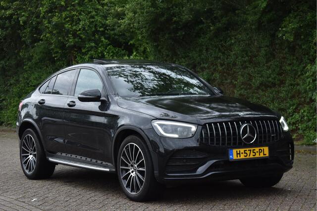 Mercedes-Benz Glc Coupé 300 4MATIC Premium Plus AMG | Facelift | 360 gr.camera | Open dak | Burmester | Sfeerverl | Elekt.stoelen mem. | Elekt.haak | Full LED