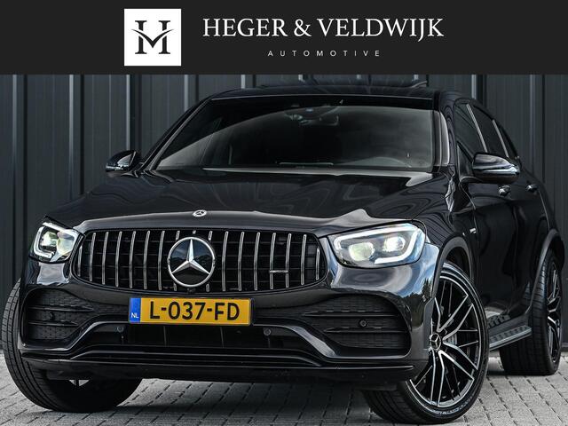 Mercedes-Benz Glc Coupé AMG 43 4MATIC Premium Plus | Panoramadak | Burmester | Camera | Stoelverwarming | Carbon Inleg | Luchtvering | Ambiance Interieur | Elektr. Verst. Stoelen |