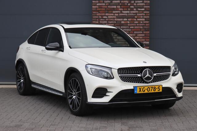 Mercedes-Benz Glc Coupé 300 4MATIC AMG Line | Luchtvering | Burmester | Distronic+ | Standkachel | HUD | Schuifdak | Trekhaak | Led Intelligent Light | Surround Camera | Keyless Go |