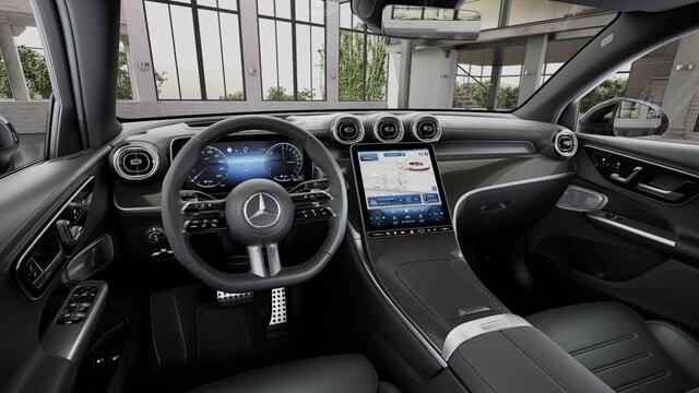 Mercedes-Benz Glc Coupé 300e 4MATIC AMG Line | Luchtvering | Achterasbesturing | Trekhaak | Panoramadak | Burmester | Head Up | Memory | Digitial Light | 360 graden camera |