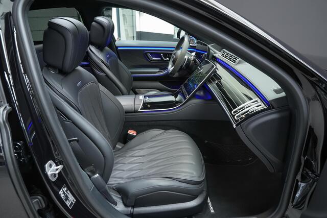 Mercedes-Benz S-KLASSE 63S AMG 802pk E Performance |Pano|Burmester High end|chauffeurspakket|achteras bestuuring|HUD|360 camera|digital LED|memory|rearseat infotainment|Apple Carplay|