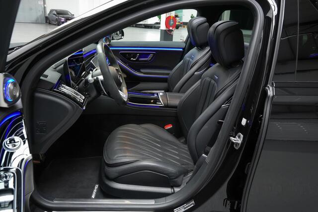 Mercedes-Benz S-KLASSE 63S AMG 802pk E Performance |Pano|Burmester High end|chauffeurspakket|achteras bestuuring|HUD|360 camera|digital LED|memory|rearseat infotainment|Apple Carplay|