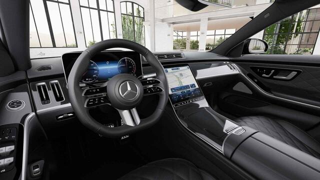 Mercedes-Benz S-KLASSE 580 e 4MATIC Lang AMG Line | Achterasbesturing | Head up display | Night pakket | Stoelkoeling voor en achter |
