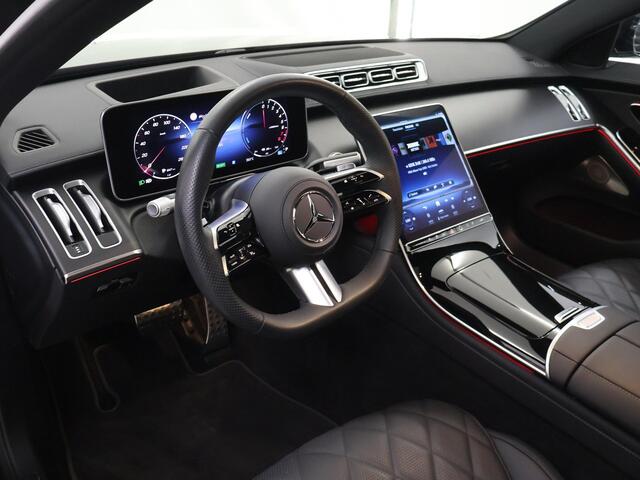 Mercedes-Benz S-KLASSE 580 e 4MATIC Lang AMG Line | Chauffeur pakket | AMG pakket | Achterasbesturing | Head up display | Panorama dak |
