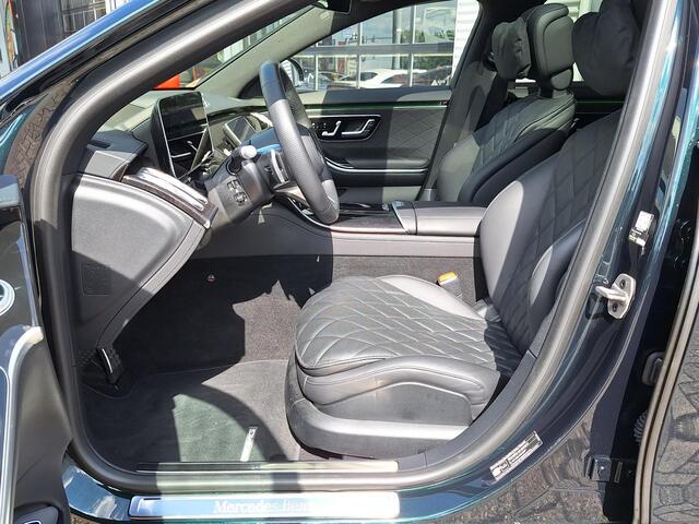 Mercedes-Benz S-KLASSE 580 e 4MATIC | Panoramadak | Burmester | Night pakket | Nappaleder zwart | Massage stoelen | HUD | Achterasbesturing | Zonnescherm pakket | Memory pakket | Multibeam LED | Keyless-GO | Elektrische achterklep