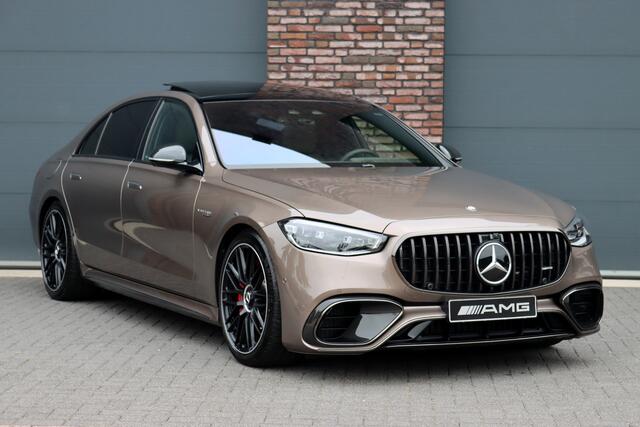 Mercedes-Benz S-KLASSE AMG 63 S E Performance Aut9 | 802pk | MANUFAKTUR | Achterasbesturing | Distronic+ | HUD | Chauffeurspakket | Entertainmentpakket Premium Achter | Stoelventilatie V+A | Vlakkenverwarming | Zonweringspakket | Klaptafels Achter |