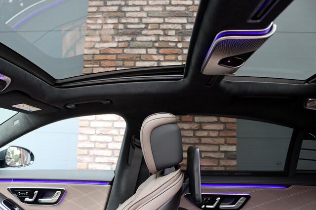 Mercedes-Benz S-KLASSE AMG 63 S E Performance Aut9 | 802pk | MANUFAKTUR | Achterasbesturing | Distronic+ | HUD | Chauffeurspakket | Entertainmentpakket Premium Achter | Stoelventilatie V+A | Vlakkenverwarming | Zonweringspakket | Klaptafels Achter |