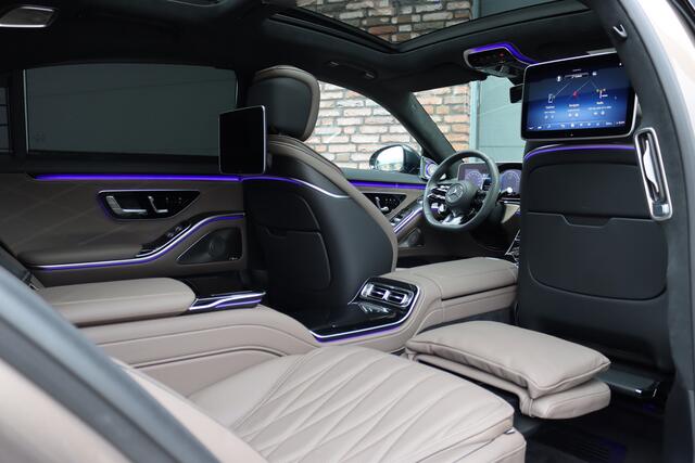 Mercedes-Benz S-KLASSE AMG 63 S E Performance Aut9 | 802pk | MANUFAKTUR | Achterasbesturing | Distronic+ | HUD | Chauffeurspakket | Entertainmentpakket Premium Achter | Stoelventilatie V+A | Vlakkenverwarming | Zonweringspakket | Klaptafels Achter |