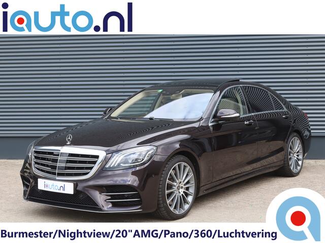 Mercedes-Benz S-KLASSE 560 e Lang AMG Premium Plus Burmester/Nightview/Pano/360/Head-up/Luchtvering/Nappa/Ambiente/Sfeer/20"