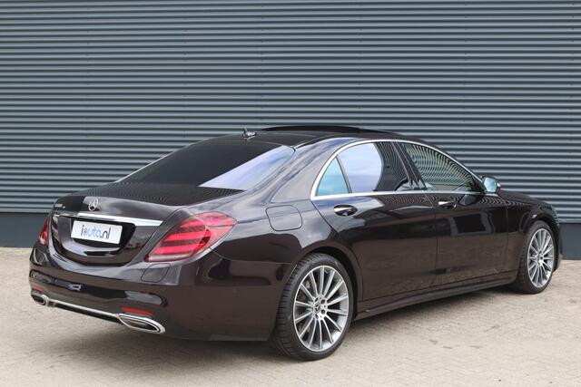 Mercedes-Benz S-KLASSE 560 e Lang AMG Premium Plus Burmester/Nightview/Pano/360/Head-up/Luchtvering/Nappa/Ambiente/Sfeer/20"