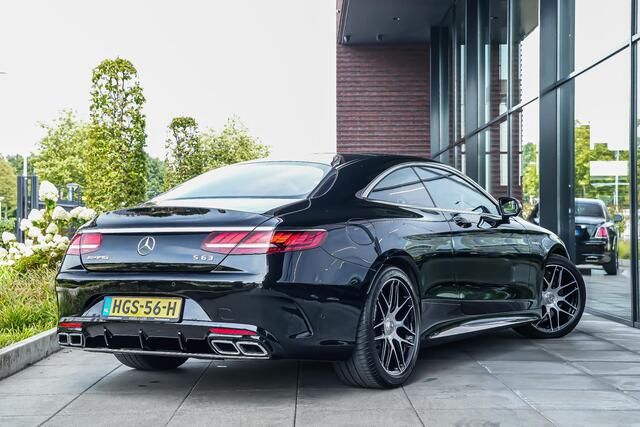 Mercedes-Benz S-KLASSE Coupé 63AMG 612pk 4MATIC+ Premium Plus |1e lak|Magic Sky|Burmester|360 camera|HUD|memory|nightvision|carbon interieur|AIR scarf|massage stoelen|stoelventilatie + verwarming|
