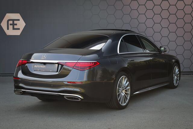 Mercedes-Benz S-KLASSE 500 4MATIC Lang AMG Line | BURMESTER HIGH END 4D | ADAPTIVE CRUISE CONTROL | STOELVERARMING & VERKOELING | MASSAGE | LANG | LEDERE DASHBOARD | STUURVERWARMING | 360 CAMERA | SFEERVERLICHTING | ELEKTRISCHE ACHTERKLEP |