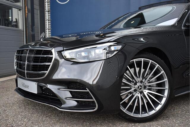 Mercedes-Benz S-KLASSE 500 4Matic Lang Premium Plus AMG | Achterasbesturing | Exclusiefpakket | Designo walnotenhout | Rear Executive | 360° Camera