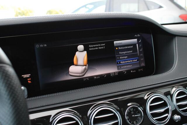 Mercedes-Benz S-KLASSE 450 AMG Premium Plus Massage | Pano | Memory | Distronic | Stoelklima | Burmester | HeadUp | Keyless | 360 Camera | Lage Kilometerstand | Dealer Onderhouden