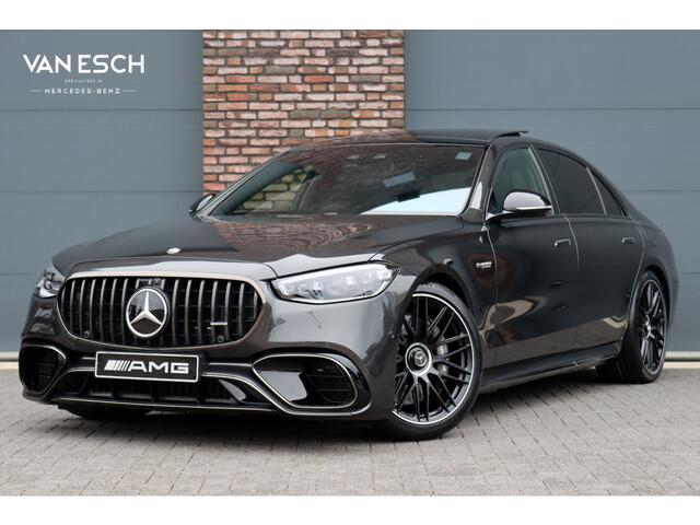 Mercedes-Benz S-KLASSE AMG 63 S E Performance Aut9 | 802pk | Carbon | Achterasbesturing | Distronic+ | Airmatic | Stoelventilatie | Panoramadak | Vlakkenverwarming | Digital Light | Nappa Leder | Burmester |