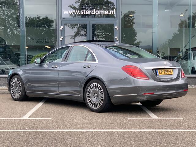 Mercedes-Benz S-KLASSE 350 BlueTEC Prestige Plus l Airmatic l Panoramadak l Camera l Sluitbekrachtiging l Distronic l Memory- pakket l Comand l LEDER BEIGE l Memory l Burmester l Distronic l Stoelverwarming en stoelkoeling l LED intelligent Light l