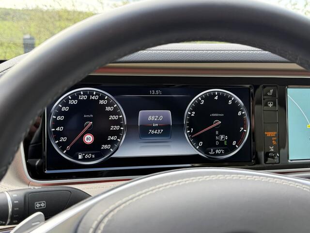 Mercedes-Benz S-KLASSE S 500 4Matic Lang Prestige - Magma röt - Einzelstück