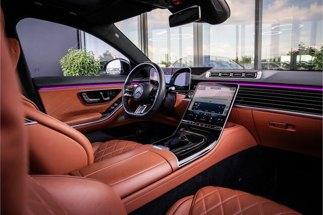 Mercedes-Benz S-KLASSE S500 4MATIC Lang AMG Line - Panorama | Achterasbesturing | Burmester+ | Massage | 360 Cam
