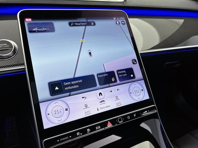 Mercedes-Benz S-KLASSE 580 e 4MATIC AMG Line 3D-bestuurdersdisplay | Chauffeurpakket | Burmester 3D Surround | MBUX High-End Rear Seat | Inclusief 24 maanden MB Certified garantie voor Europa.