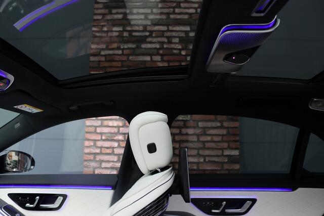 Mercedes-Benz S-KLASSE 580 e 4MATIC Lang AMG Line | Manufaktur | Achterasbesturing | Distronic+ | Burmester | Airmatic | HUD | Stoelventilatie V+A | Entertainmentpakket Achter | Zonweringspakket |