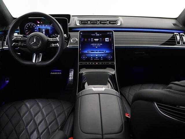 Mercedes-Benz S-KLASSE 580 e 4MATIC Lang AMG Line | Entertainment achter | Chauffeurpakket | Massage voor en achter | Microvezel hemelbekleding | Night pakket |