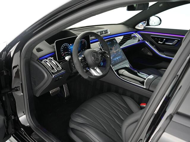 Mercedes-Benz S-KLASSE 63S AMG 802pk E Performance |pano|Burmester High end|chauffeurspakket|achteras besturing|rearseat infotainmentHUD|360 camera|digital LED|memory|Apple Carplay|