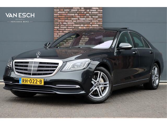 Mercedes-Benz S-KLASSE 350d | Distronic+ | Memory | Massage | Burmester | Panoramadak | Stoelventilatie | HUD | Nappa Leder | Surround Camera | Trekhaak | Soft Close | Luchtkwaliteitspakket |