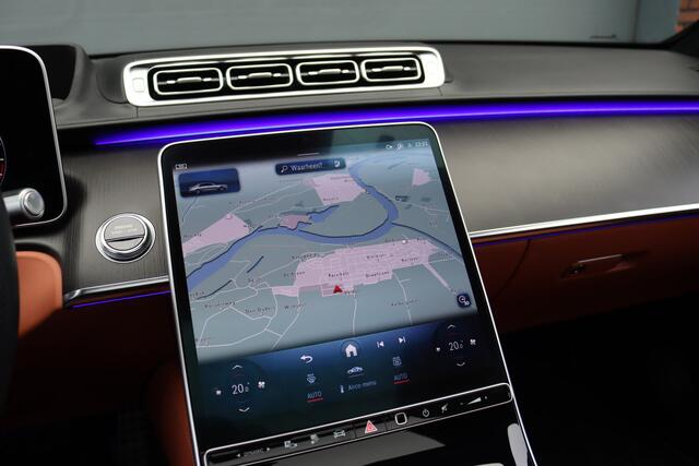 Mercedes-Benz S-KLASSE 580 e 4MATIC Lang AMG Line | Airmatic | Distronic+ | Chauffeurspakket | Memory | Stoelventilatie V+A | Burmester | Soft-Close | Digital Light | Vlakkenverwarming | HUD | Zonweringspakket |