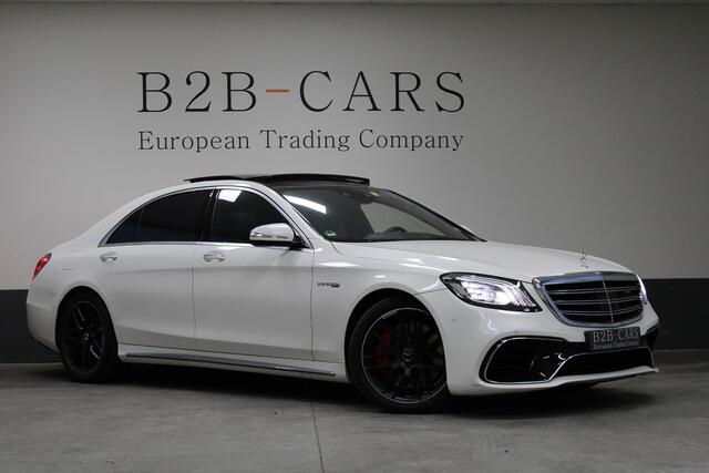 Mercedes-Benz S-KLASSE S63 AMG 4Matic+ Lang Premium Plus - Head-Up - Panorama - Leder - LED