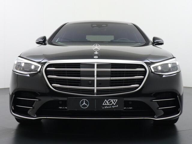 Mercedes-Benz S-KLASSE 580 e 4MATIC Lang AMG Line | Achterasbesturing 4.5° | Panorama - Schuifdak | Multicontourstoelen | Head-Up Display | Luchtvering | Burmester 4D Surround Sound | Business Class Pakket