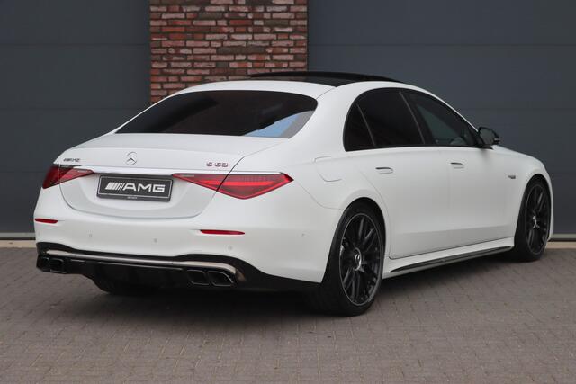 Mercedes-Benz S-KLASSE AMG 63 S E Performance | 802pk | Carbon | Achterasbesturing | Distronic+ | Chauffeurspakket | Entertainment Achter | Stoelventilatie | Zonweringspakket | Vlakkenverwarming | Kuitmassage | Burmester High End 4D |