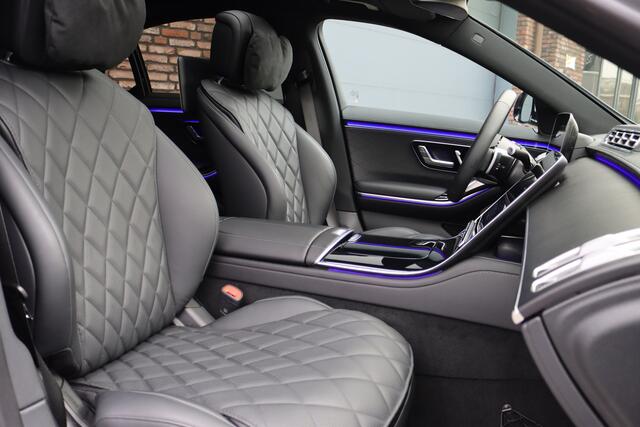 Mercedes-Benz S-KLASSE 580 e 4MATIC Lang AMG Line | Airmatic | Achterasbesturing | Premium Entertainment Achter | HUD | Distronic+ | Burmester | Exclusief Nappa Leder | 3D-Display | Vlakkenverwarming | Zonweringspakket |