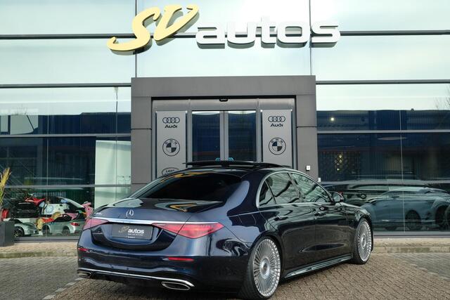 Mercedes-Benz S-KLASSE S450e AMG 408pk Panoramadak 4-wielsturing Burmester3d Luchtvering 4x Stoelkoeling Nappa leder 1e Eigenaar!
