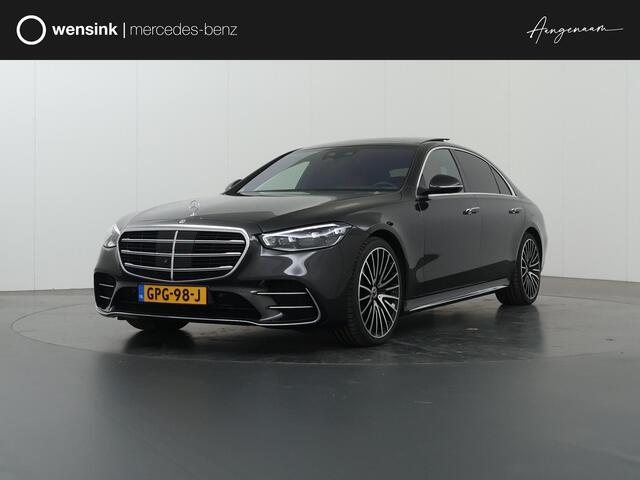 Mercedes-Benz S-KLASSE 580 e 4MATIC Lang AMG Line | Chauffeurspakket | Stoelkoeling voor en achter | Digital Light | 20" multispaaks velgen | Headup |