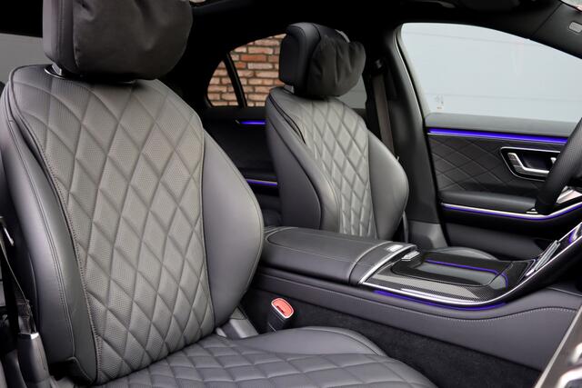 Mercedes-Benz S-KLASSE 580 e 4MATIC Lang AMG Line | Airmatic | Achterasbesturing | Chauffeurspakket | MBUX Tablet | Distronic+ | Memory | Stoelventilatie V+A | Burmester | Soft-Close | Digital Light | Vlakkenverwarming | HUD |
